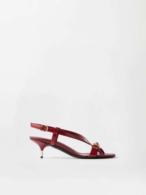 VERSACE Marisa Leather Sandals 50 mm