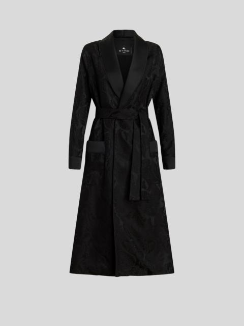 Etro JACQUARD DUSTER COAT WITH PAISLEY PATTERN