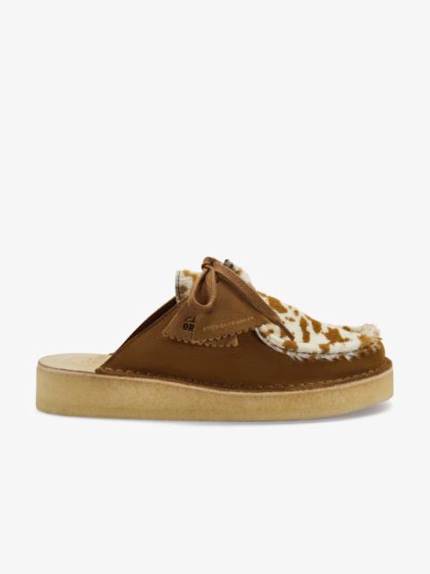 Clarks Originals Anthropologie x Desert Nomad Mule
Brown Cow Print