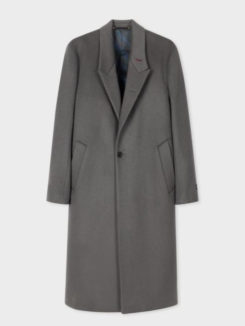 Paul Smith Grey Wool Overcoat