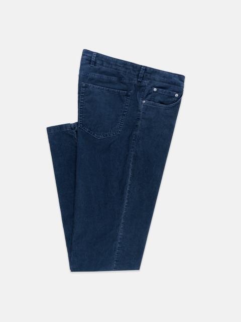 J. PRESS BLUE 5-POCKET CORDUROY PANT