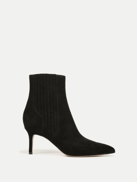 LISA SUEDE MID-HEEL BOOTIE