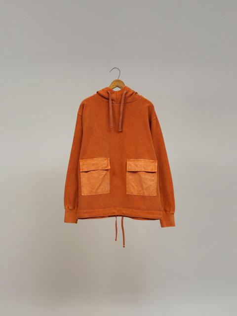 Nigel Cabourn US Navy Smock Shirt in Orange