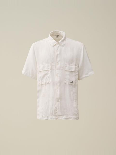 C.P. Company Linen Short Sleeved Shirt