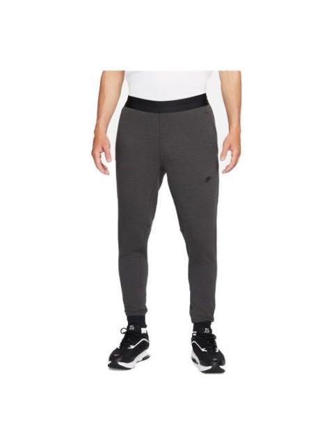 Nike Men's Nike Therma-FIT Logo Micro Mark Breathable Lacing Bundle Feet Sports Pants/Trousers/Joggers Bl