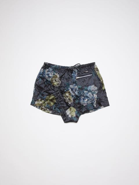 Acne Studios Printed shorts - Navy