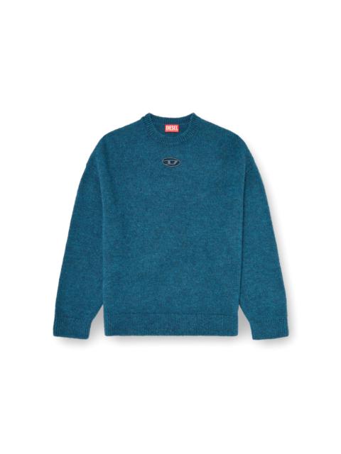 Diesel JUMPER IN WOOL AND ALPACA BLEND