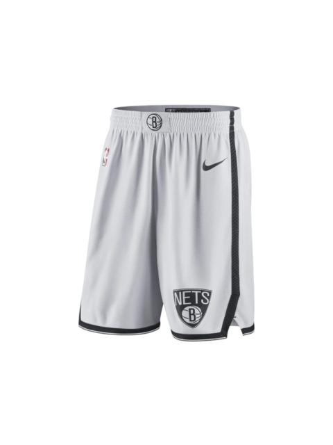 Nike Nike NBA Brooklyn Nets City Edition Swingman Shorts White/Black