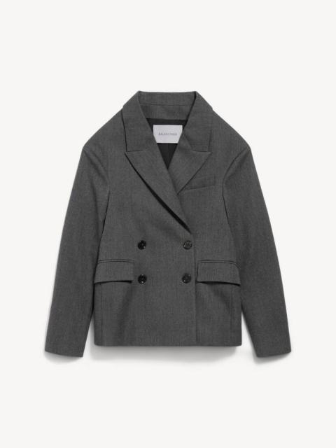 BALENCIAGA Women's Stola Jacket in Dark Grey