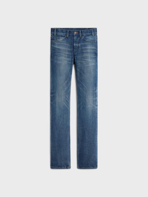 CELINE Francoise jeans in dark union wash denim
