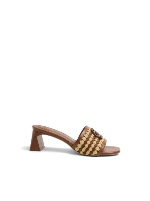 SIMKHAI Sydney woven-strap logo-detail sandals