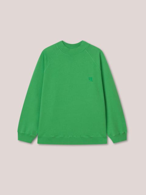 Nanushka JILLES - Fleece relaxed slouch sweater - Green