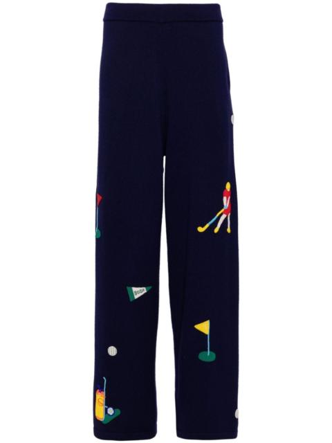 BODE bead detailing golf trousers