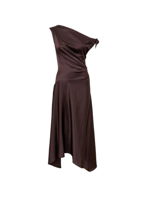 STAUD Staud Asymmetric Draped Dress
