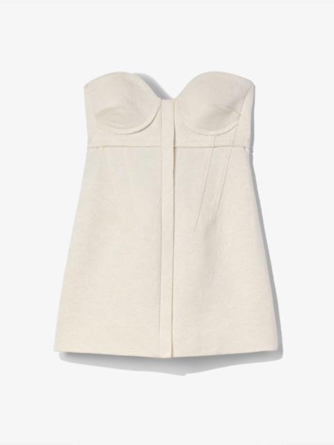Proenza Schouler Cotton Wool Jacquard Bustier