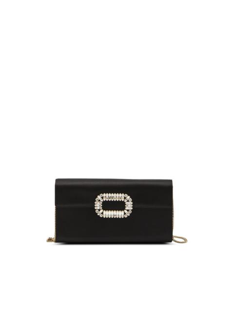 Roger Vivier Pilgrim crystal-embellished clutch bag