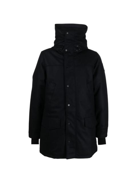 Langford hooded down parka