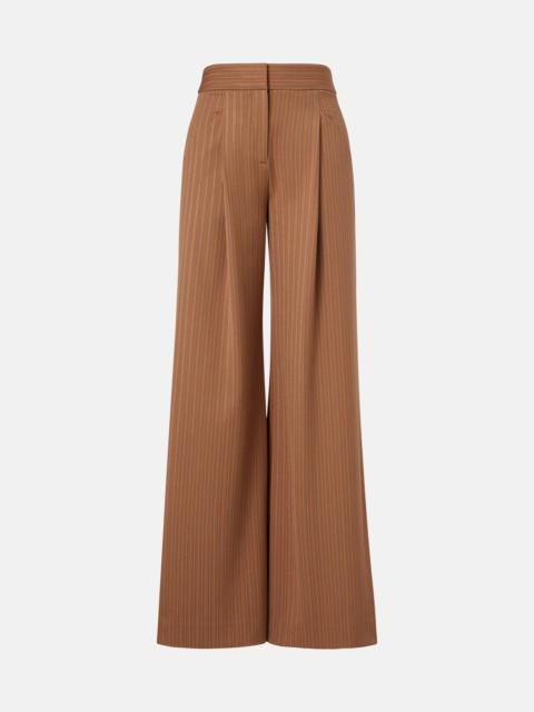 VERONICA BEARD Rimini pinstripe wide-leg pants