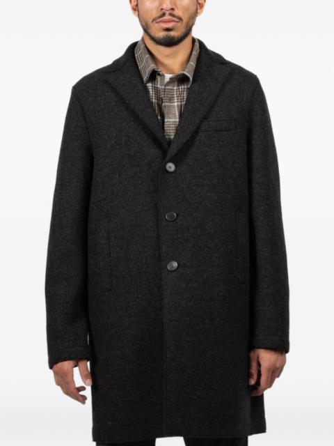 Harris Wharf London button wool single-breasted coat