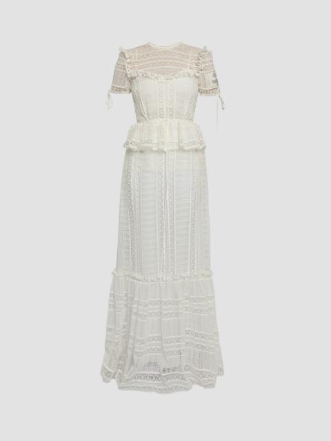 Erdem LACE SHORT SLEEVE GOWN