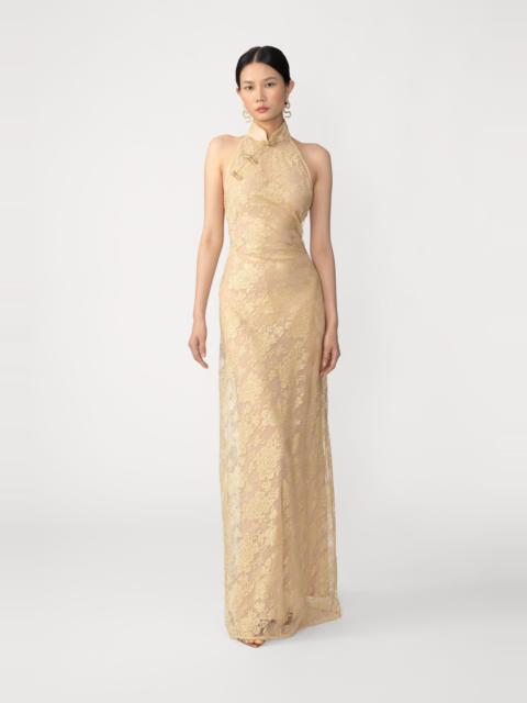 SAU LEE GILLIAN LACE GOWN