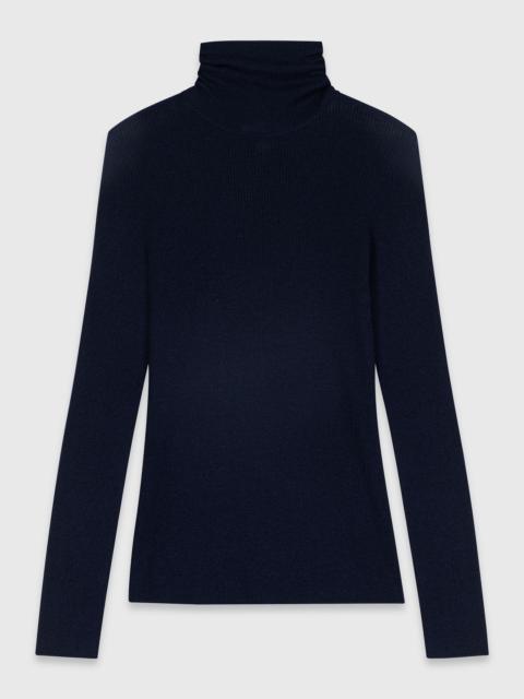 maje Second-skin high-neck sweater