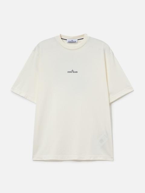 Stone Island ORGANIC COTTON JERSEY T-SHIRT WITH 'DESERT' PRINT