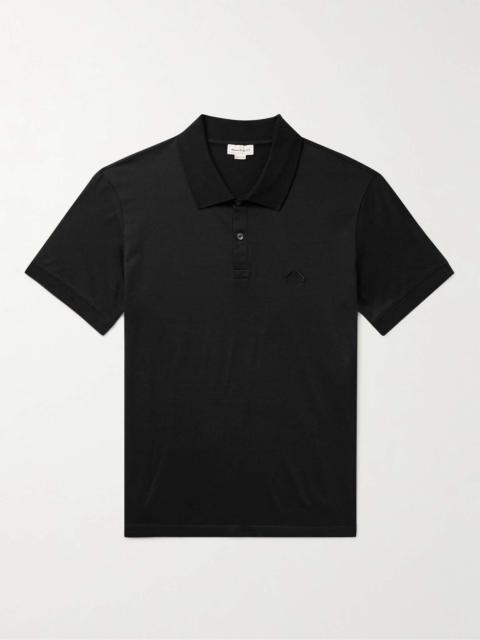 Alexander McQueen Logo-Embroidered Cotton-Jersey Polo Shirt