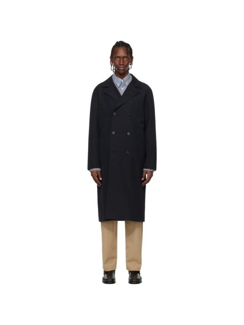 A.P.C. Navy Croisé Coat