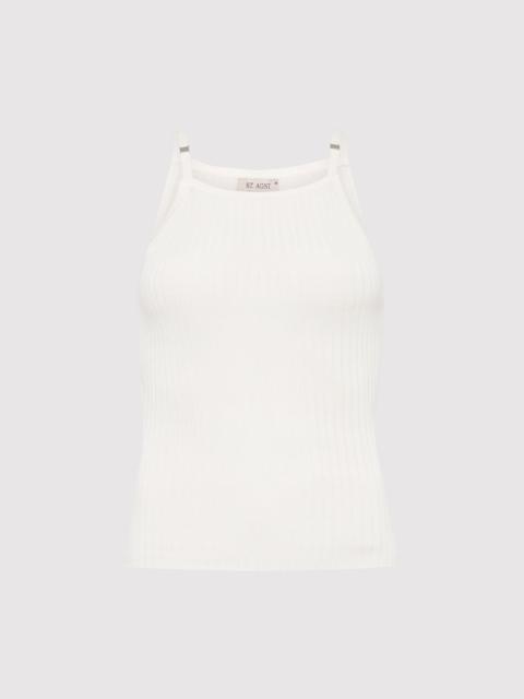 ST. AGNI Square Tank - White