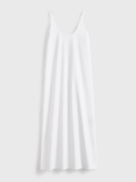 TOTEME Scoop poplin dress white