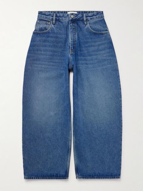 Studio Nicholson Paolo Barrel-Leg Jeans Blue