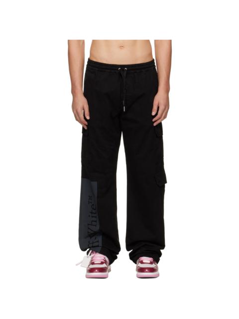 Off-White Black Big Bookish Straight Cargo Pants