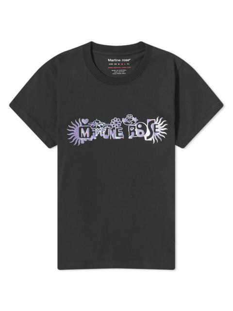 Martine Rose Logo Shrunken T-Shirt