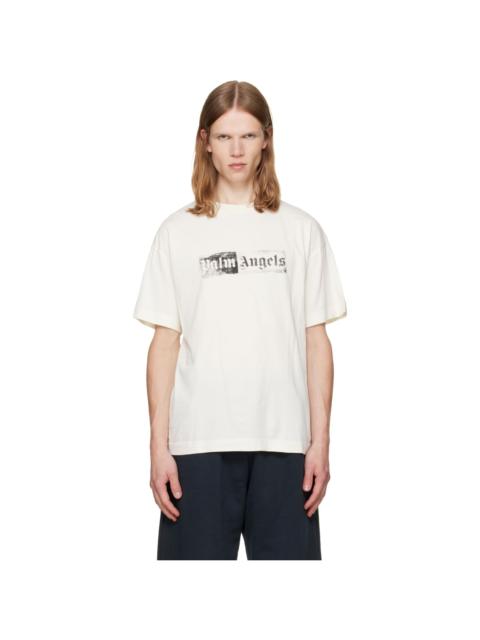 Palm Angels Off-White Stamp Logo Regular T-shirt