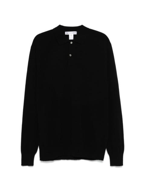 wool polo shirt