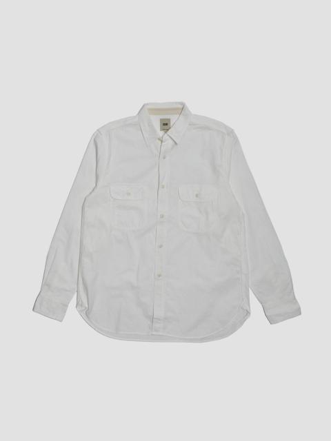 Nigel Cabourn FOB Factory Ox Work Shirt White