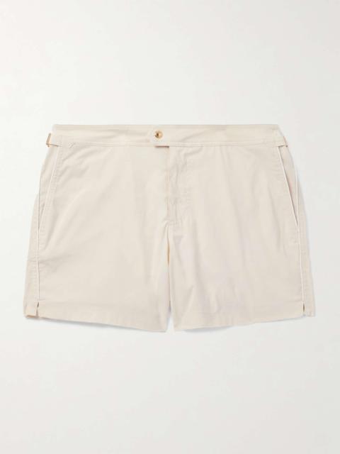 Straight-Leg Mid-Length Swim Shorts
