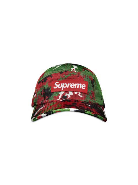 Supreme Camo Ripstop Camp Cap 'Red Camo'