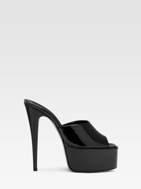 PARIS TEXAS Patent leather mule