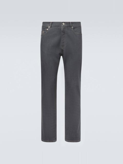 Brunello Cucinelli Logo straight jeans