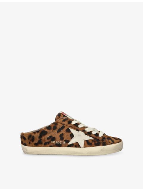 Golden Goose Super-Star Sabot 55800 Pony-Hair Trainers
