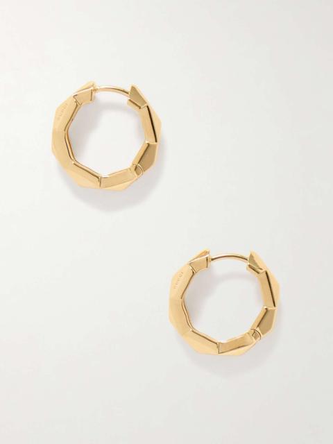 Link to Love 18-karat gold hoop earrings