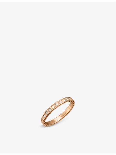 Chopard Ice Cube Pure 18ct rose-gold diamond ring