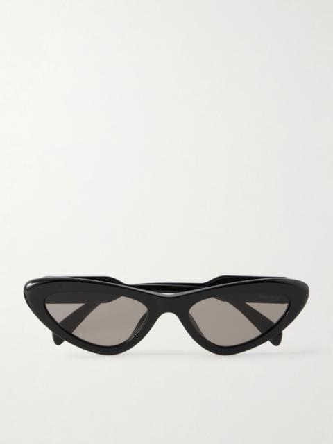 Miu Miu Cat-eye acetate sunglasses Black