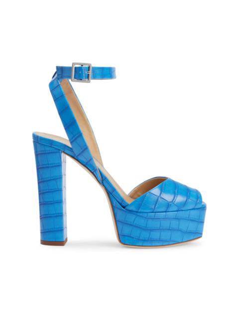 Giuseppe Zanotti Betty 120mm crocodile-print sandals