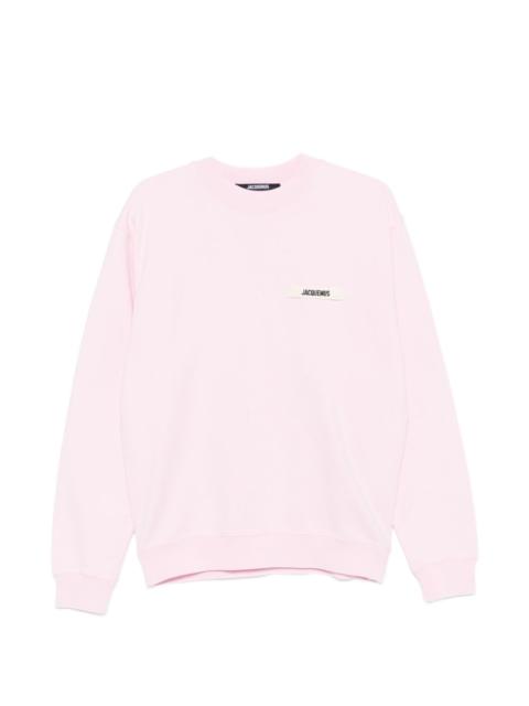 JACQUEMUS logo-patch sweatshirt