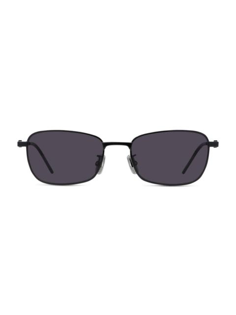Givenchy Men's GV Speed 53MM Geometric Sunglasses - Shiny Black And Smoke