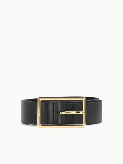 STAUD STAUD JEANS BELT - BLACK YELLOW GOLD