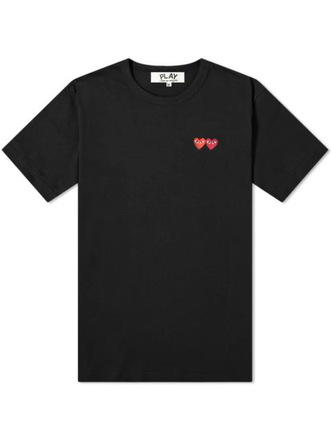 Comme des Garçons PLAY Comme des Garcons Play Double Heart Tee